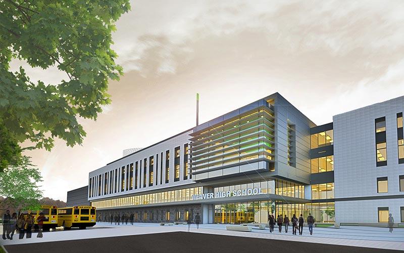 Weaver High School Rendering 01